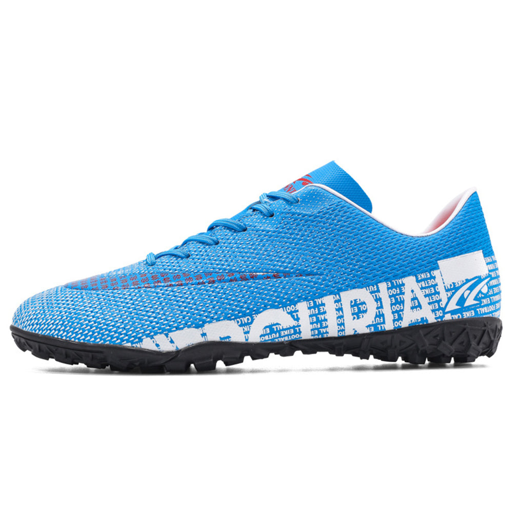 1313 One Pair Womens Soccer Cleats Mens Football Boots Low-Top Lace-Up Non-Slip Crushed Spikes Outdoor Sport Shoes Sneakers