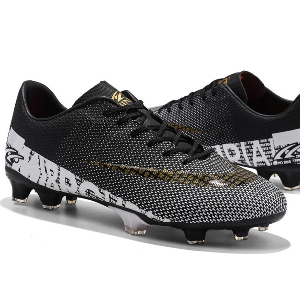 1313 One Pair FG Mens Soccer Cleats Football Boots Spikes Shoes Low-Top Outdoor Indoor Training Athletic Sneaker