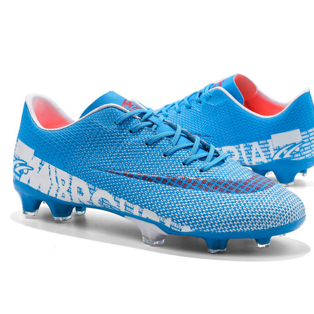 1313 One Pair Soccer Shoes Low-Top Long Spike Athletic Football Shoes Training Sneakers for Men and Women