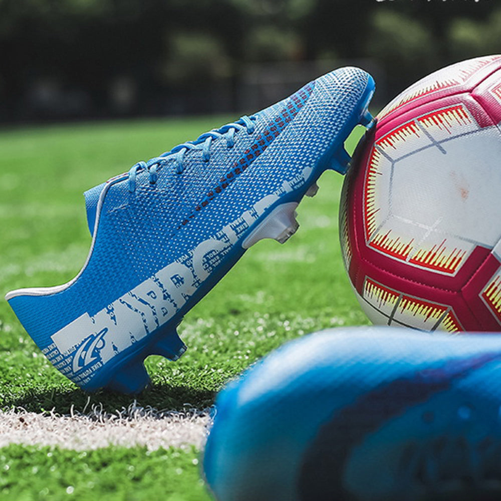 1313 One Pair Soccer Shoes Low-Top Long Spike Athletic Football Shoes Training Sneakers for Men and Women