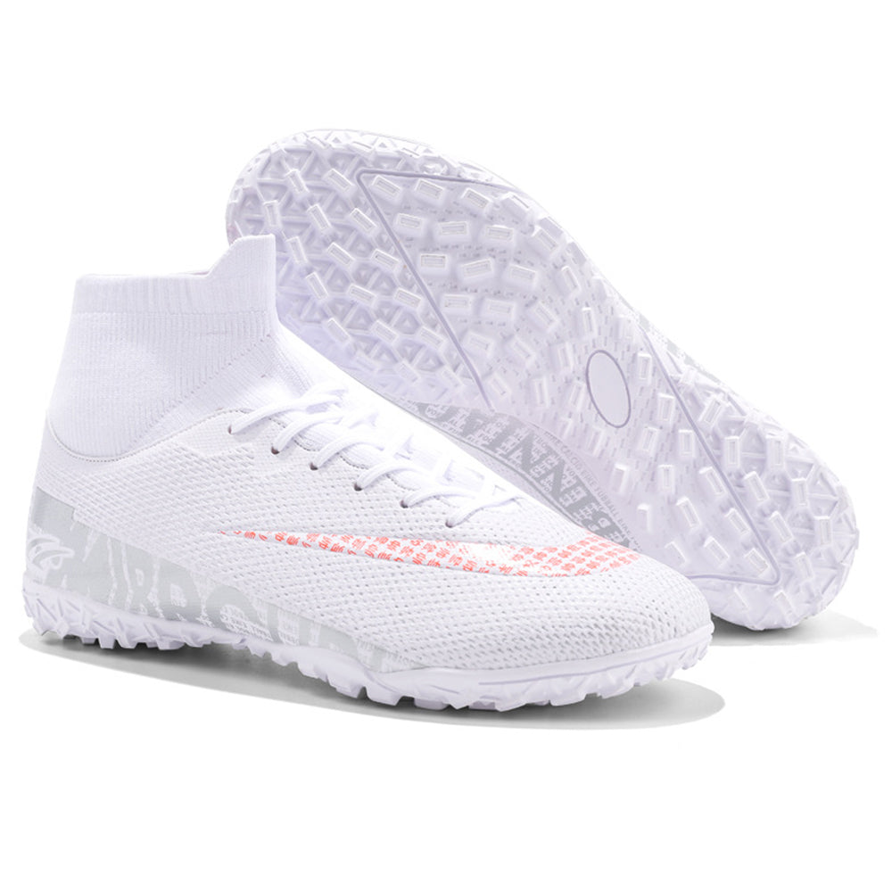 1313 One Pair Mens Football Sports Shoes TF Outdoor Boy High-top Soccer Training Boots Sneakers