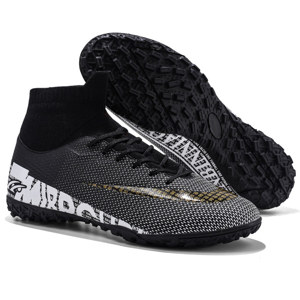 1313 One Pair Mens Football Sports Shoes TF Outdoor Boy High-top Soccer Training Boots Sneakers