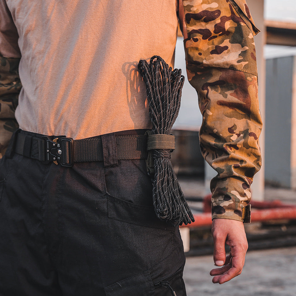 Multifunctional Gloves Storage Buckle Outdoor Tactical Climbing Rope Storage Hook Key Holder Adjustable Rope Hanging Buckles