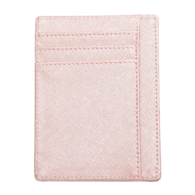 AP15 RFID Blocking Card Holder Pouch Genuine Cowhide Leather Compact Size Bank Card Storage Bag