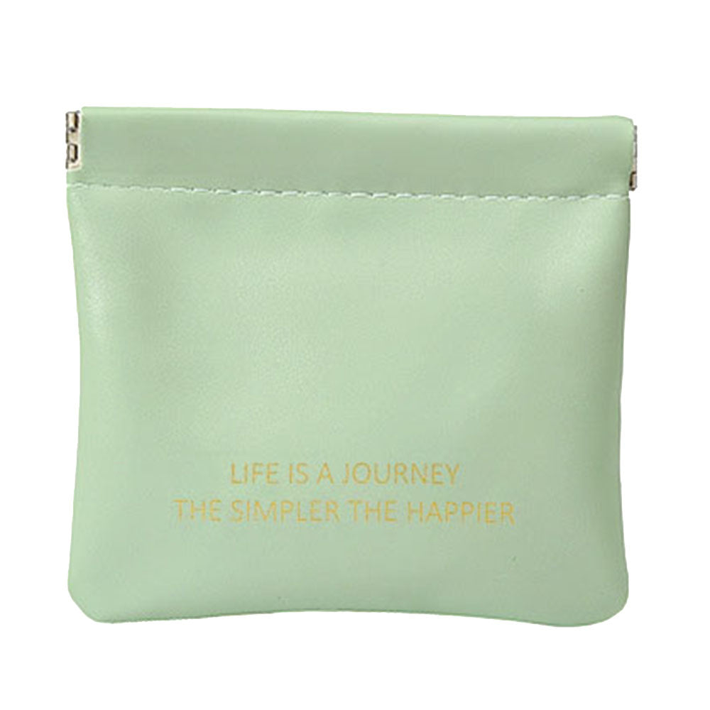 Mini Makeup Cosmetic Storage Bag Pocket PU Leather Waterproof Office Travel Pouch Organizer Size S