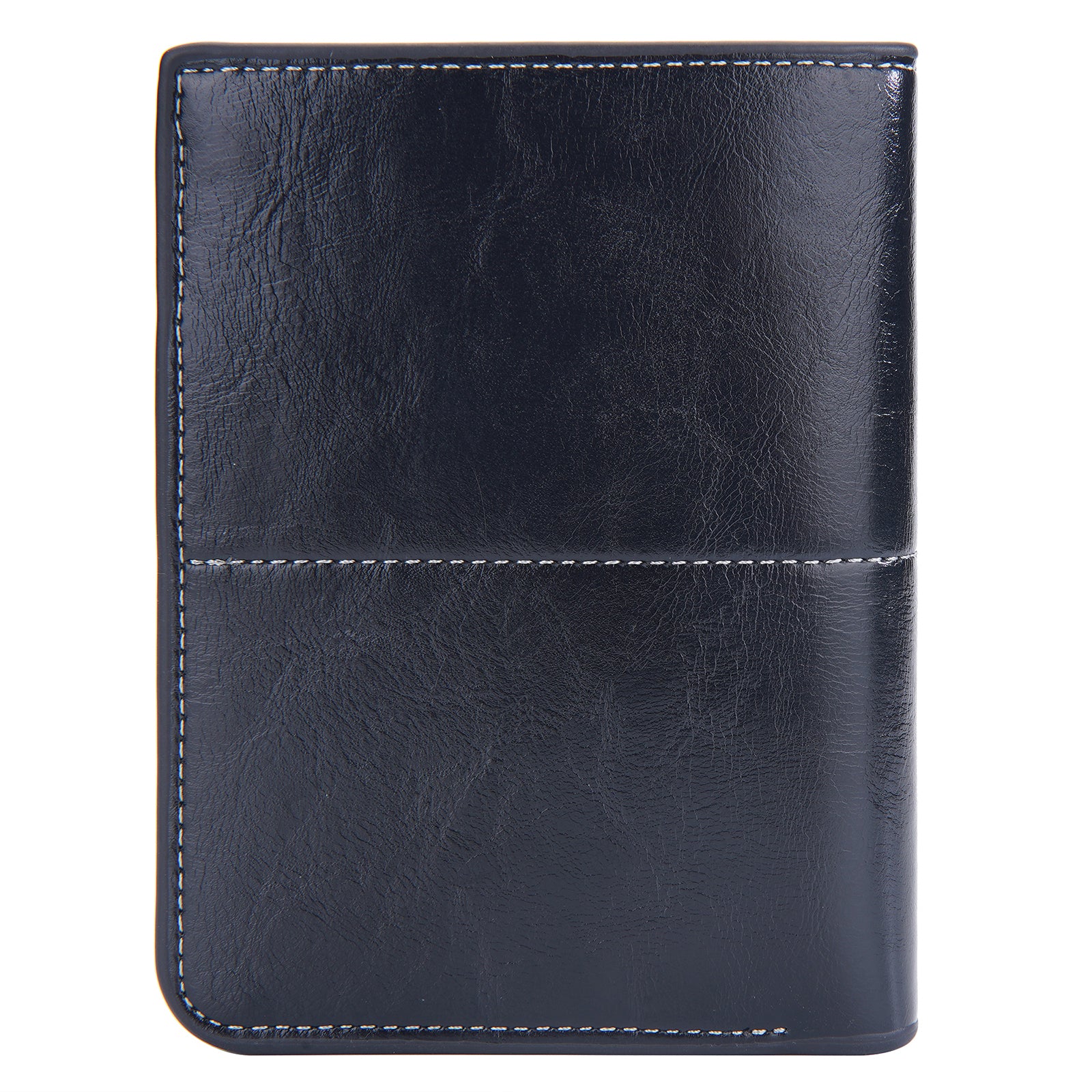 BAELLERRY D3242 Bifold Short Men's Wallet Vintage PU Leather Card Slots Coin Holder Bag Strong Stitching Zipper Security Wallet