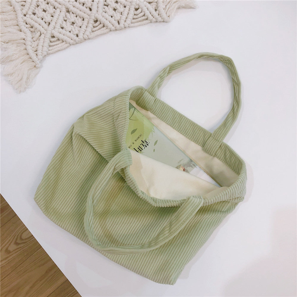 169 Handbag Makeup Storage Pouch Soft Corduroy Toiletries Organizer Cosmetic Storage Bag for Women and Teen Girls
