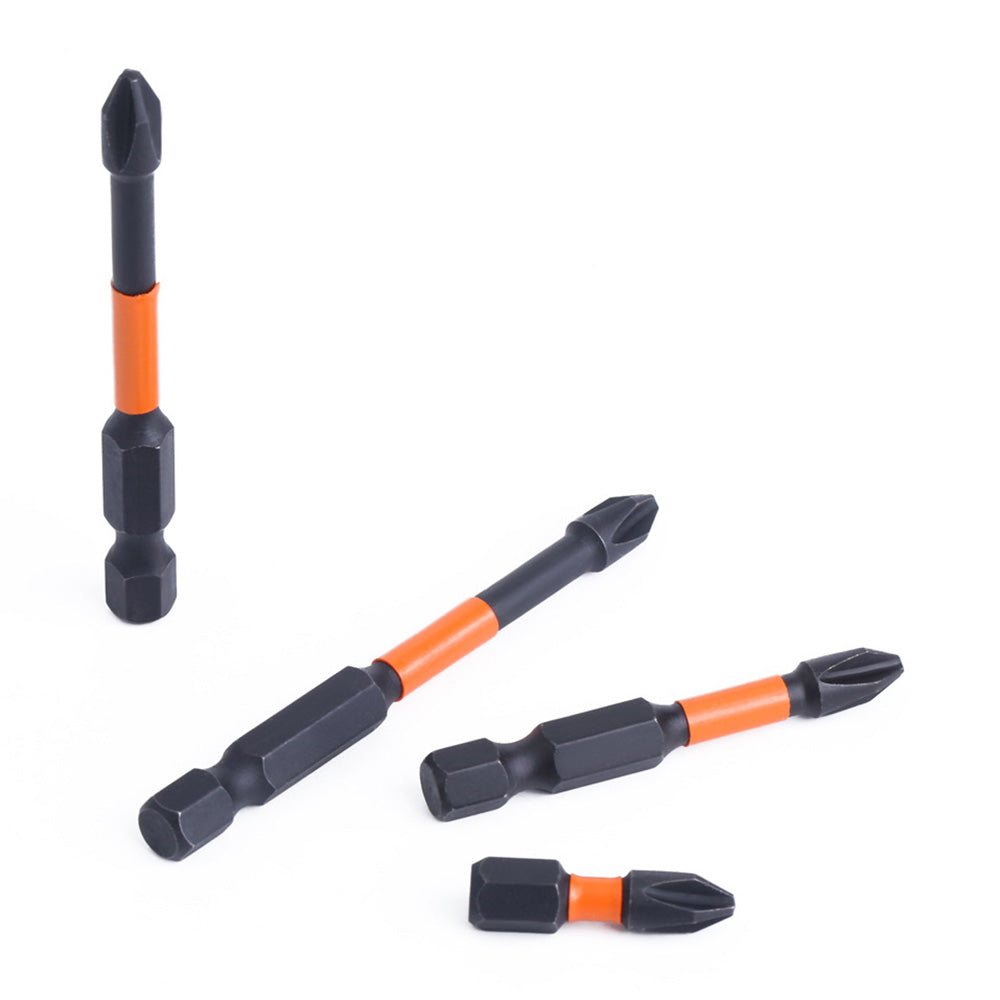 6Pcs 25/50/65/70/90/150mm Magnetic Cross Screwdriver Bit Electric Drill Bit Power Screwdriver Bit