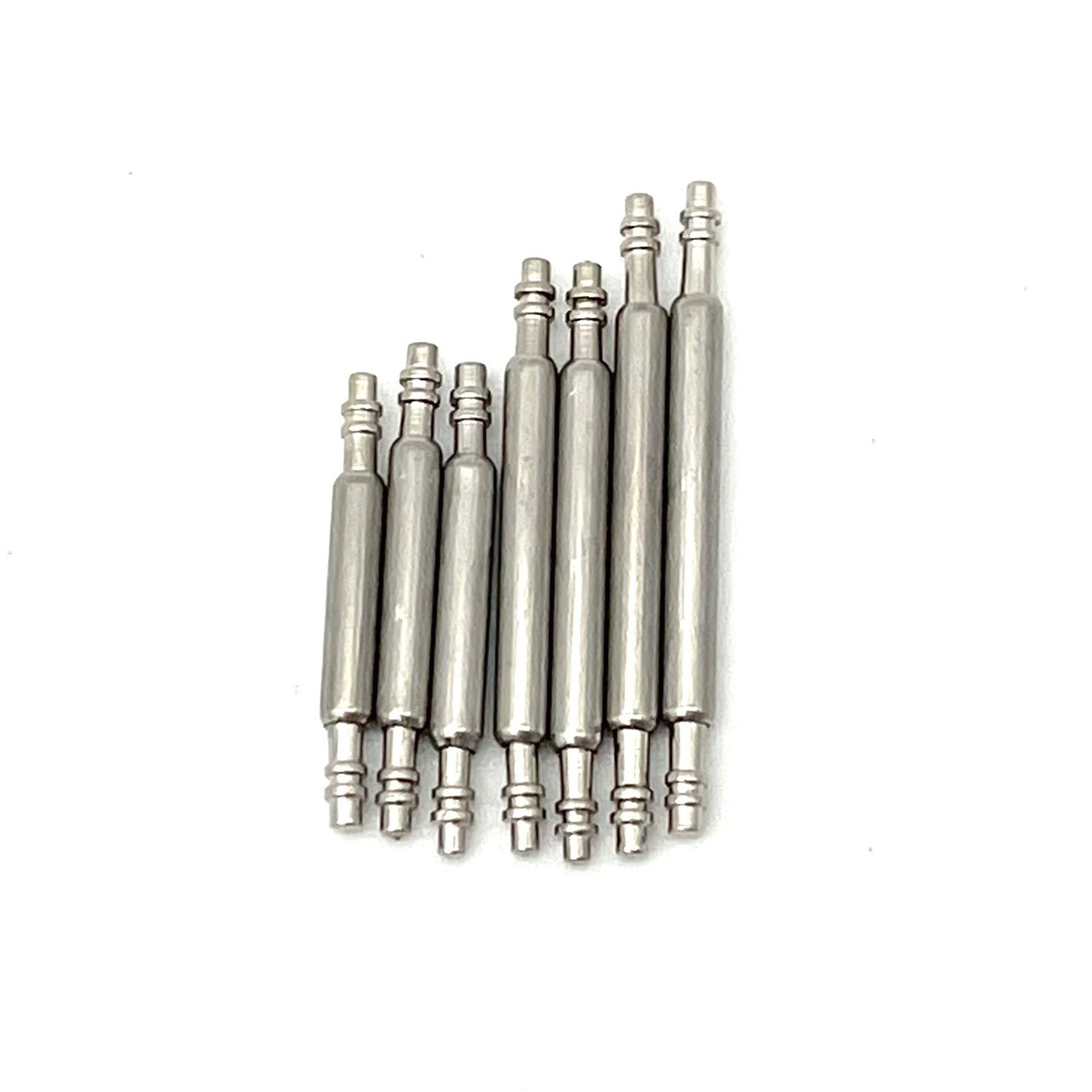 144Pcs/Set Watch Band Stainless Steel Link Pins Professional Spring Bars Smart Watch Replacement Parts with Plastic Box (8-25mm)