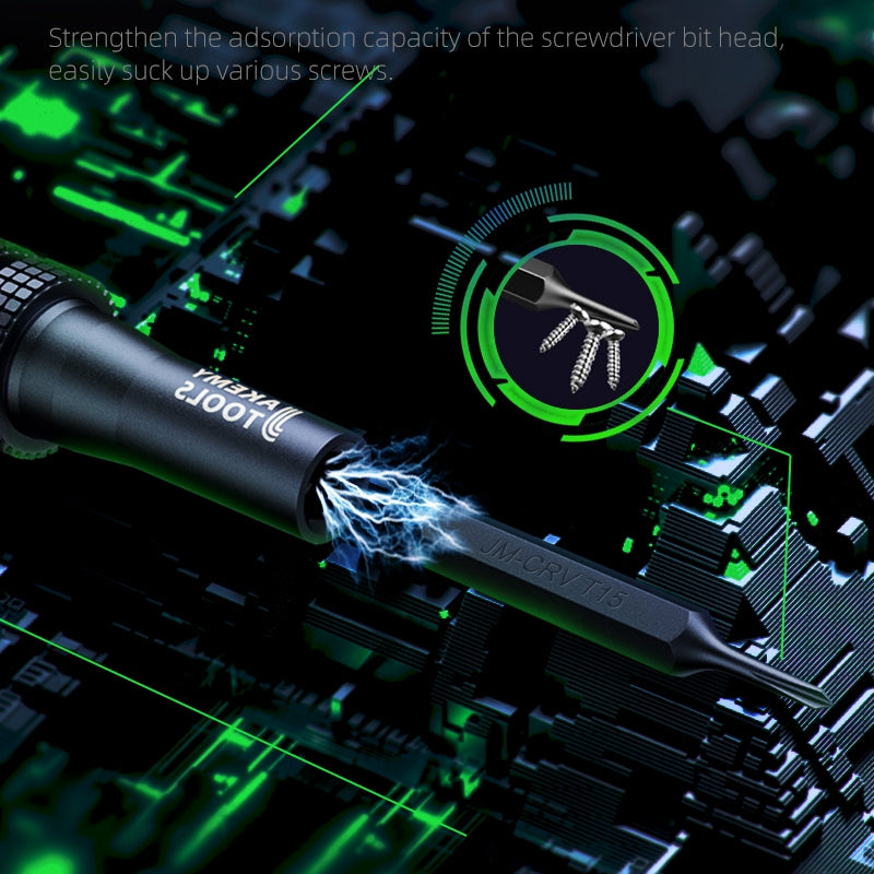 JAKEMY JM-8187 Portable Precision Screwdriver Set for Glass Cellphones Lightweight Repair Tools