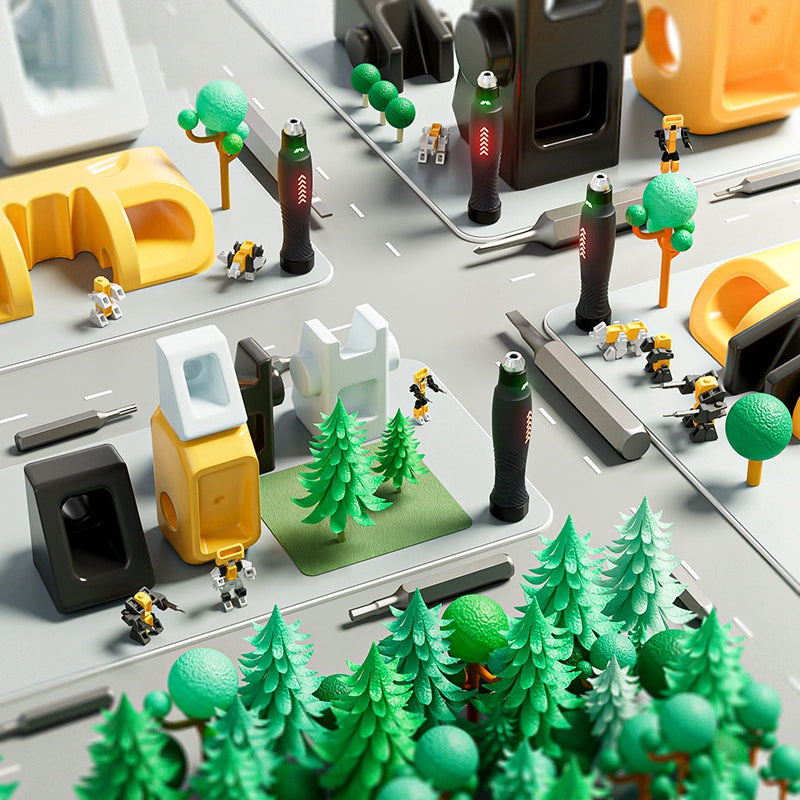 JAKEMY JM-8185 Multifunction Screwdriver Bit Set for Glass Cellphones Portable Assembly Repair Tools