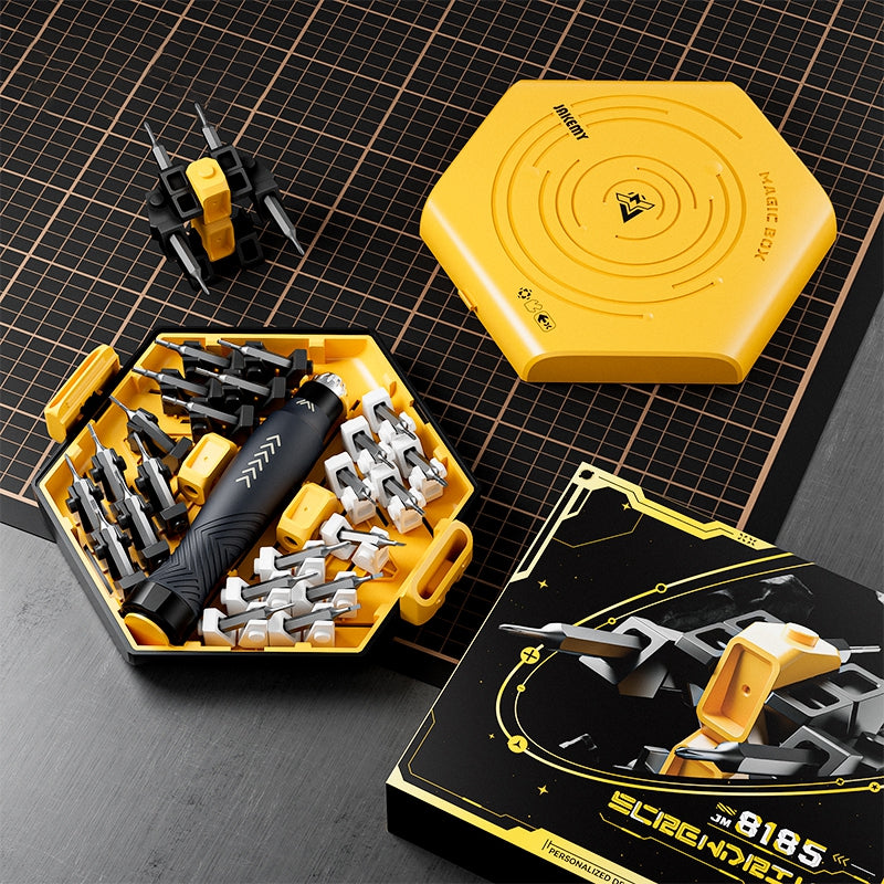 JAKEMY JM-8185 Multifunction Screwdriver Bit Set for Glass Cellphones Portable Assembly Repair Tools