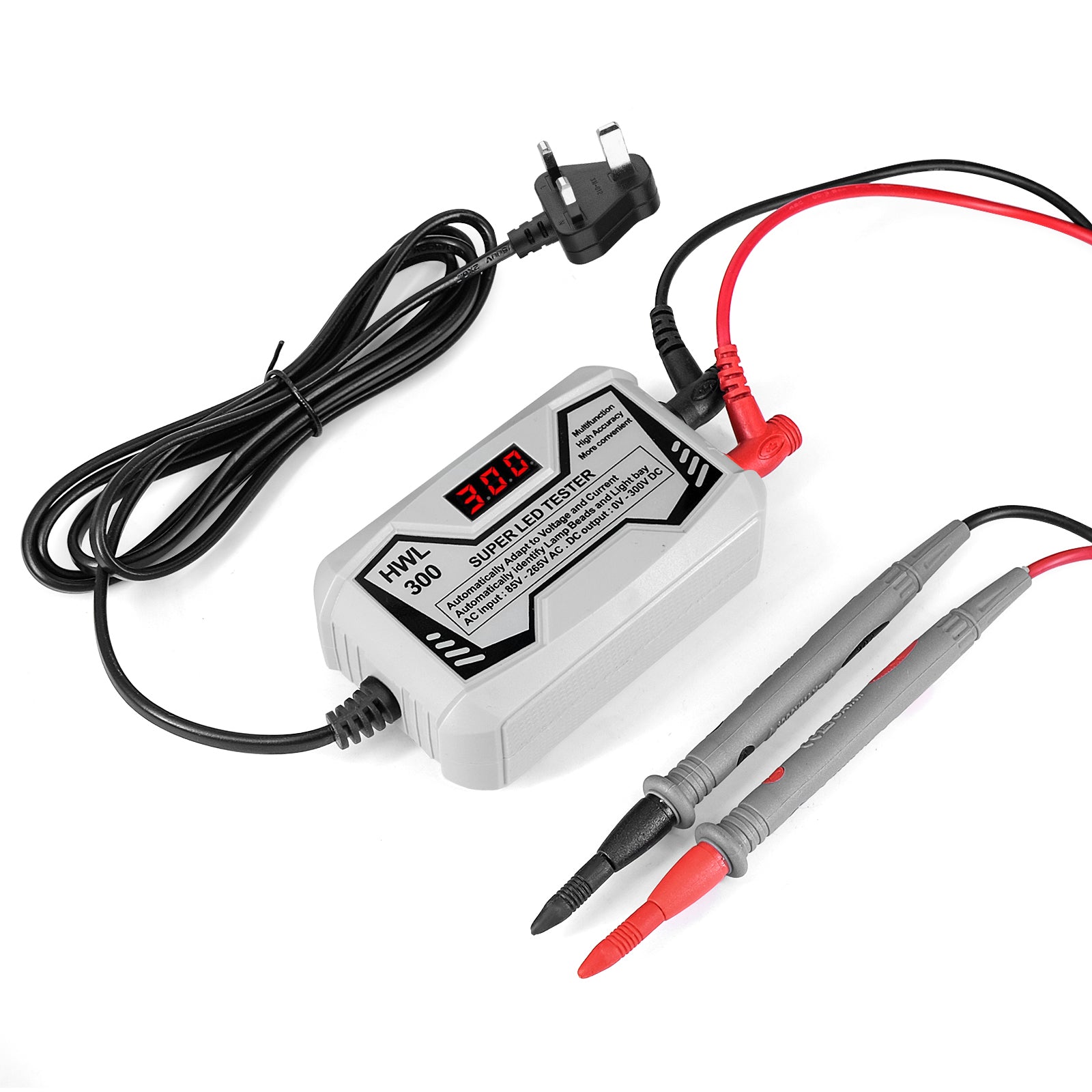 0-300V LED Lamp TV Backlight Tester Multifunctional LED Strips Beads Test Tool Measurement Instruments for LED Light (CE FCC Certified)