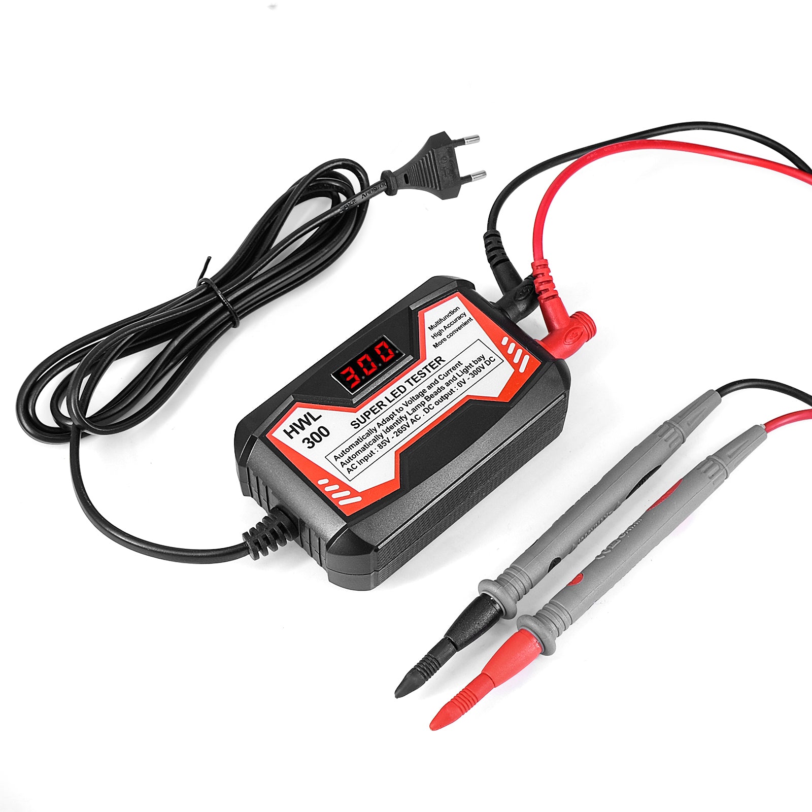 0-300V LED Lamp TV Backlight Tester Multifunctional LED Strips Beads Test Tool Measurement Instruments for LED Light (CE FCC Certified)