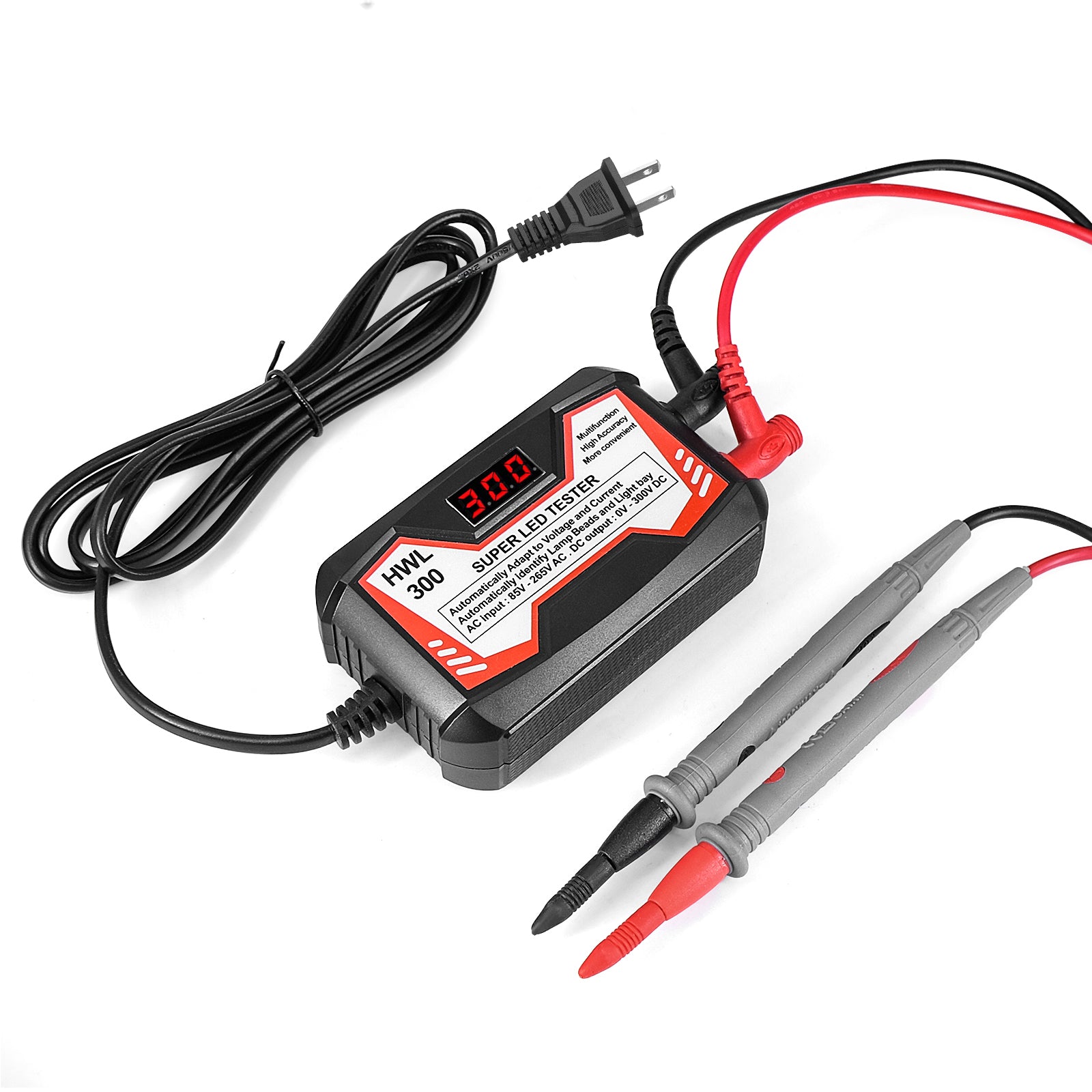 0-300V LED Lamp TV Backlight Tester Multifunctional LED Strips Beads Test Tool Measurement Instruments for LED Light (CE FCC Certified)