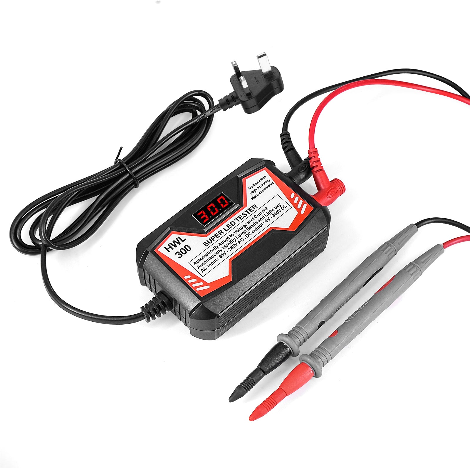 0-300V LED Lamp TV Backlight Tester Multifunctional LED Strips Beads Test Tool Measurement Instruments for LED Light (CE FCC Certified)