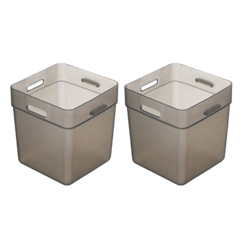 2Pcs Refrigerator Organizer Box Snap Fit Plastic Fridge Side Door Storage Box Large Size (No FDA Certificate BPA Free)