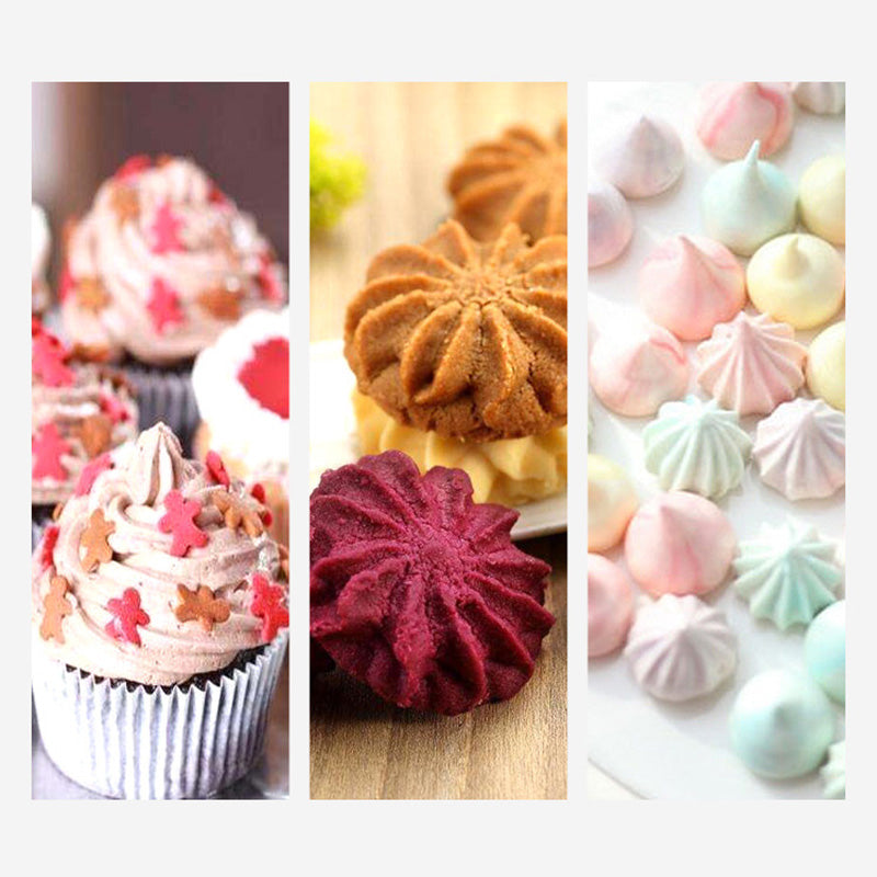 50PCS Pastry Bags Thicked Disposable Piping Bags Icing Bags Clear PE Cake Decorating Bags Baking Tools Supplies (BPA-Free without FDA Certification)
