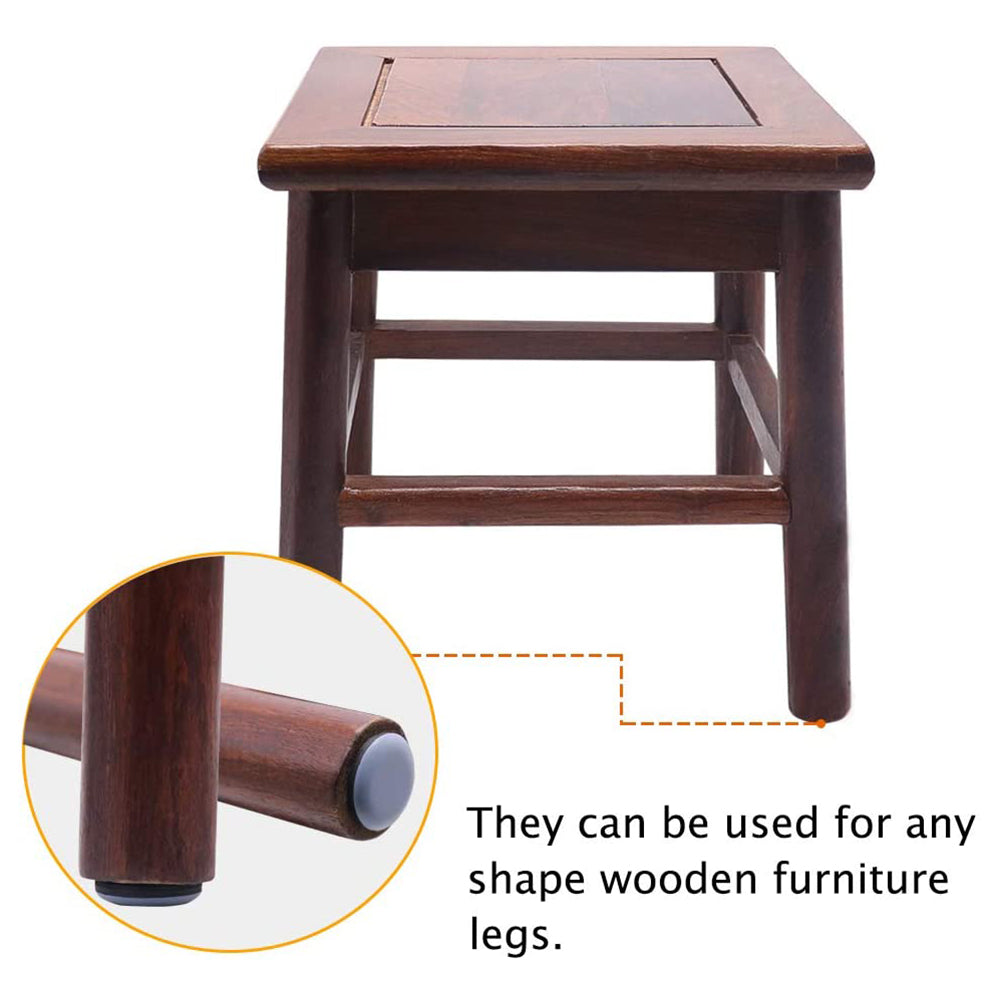 20Pcs/Set 22mm Diameter Round Furniture Sliders Nails Chair Sofa Leg Nail-on Sliders Floor Protector Pads