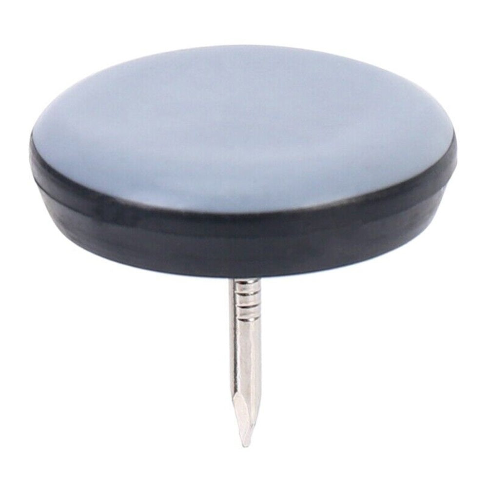 20Pcs/Set 35mm Diameter Chair Sofa Leg Nail-on Sliders Floor Protector Pads Round Furniture Sliders Nails to Reduce Floor Friction