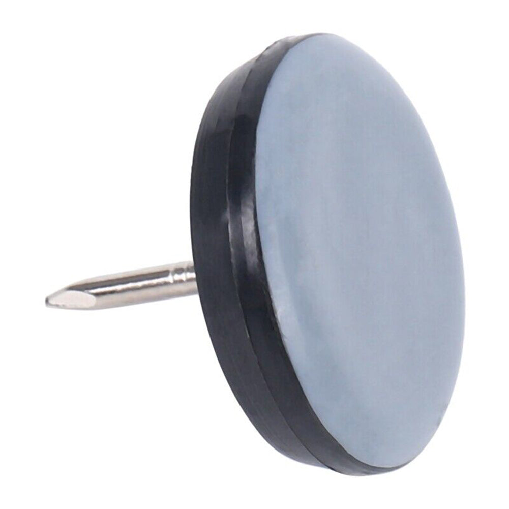 20Pcs/Set 35mm Diameter Chair Sofa Leg Nail-on Sliders Floor Protector Pads Round Furniture Sliders Nails to Reduce Floor Friction