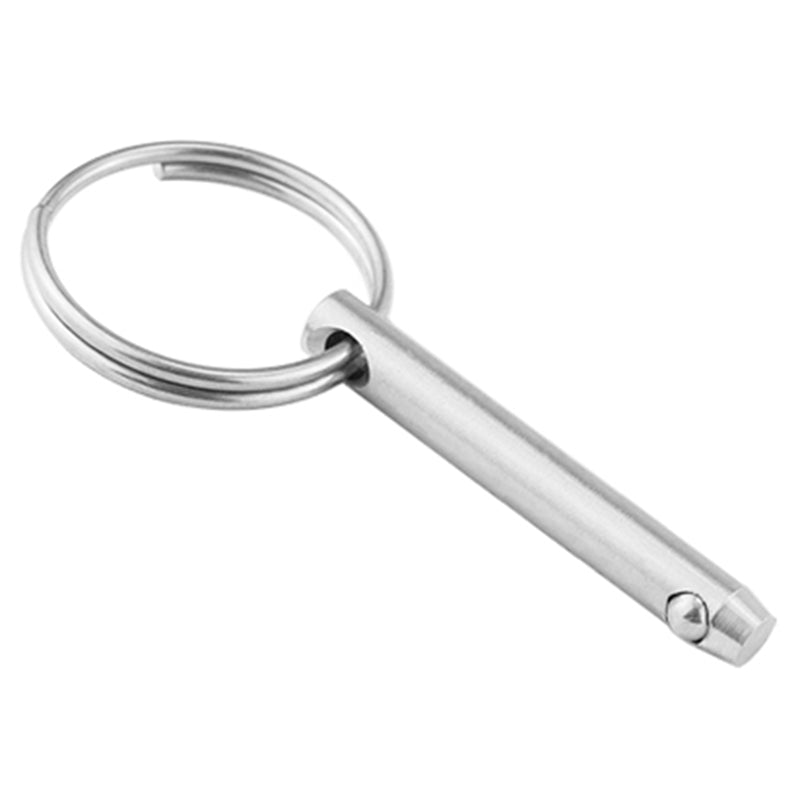 3Pcs/Set 6.3 x 38mm 316 Stainless Steel Ball Pin Quick Release Safety Pin Spring Steel Ball Pin Boat Accessories