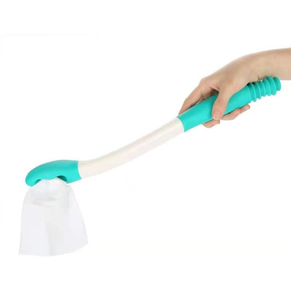 Long Reach Personal Wiping Aid Self-Assist Tissue Holder Wiper for Elderly Disabled Pregnant Women