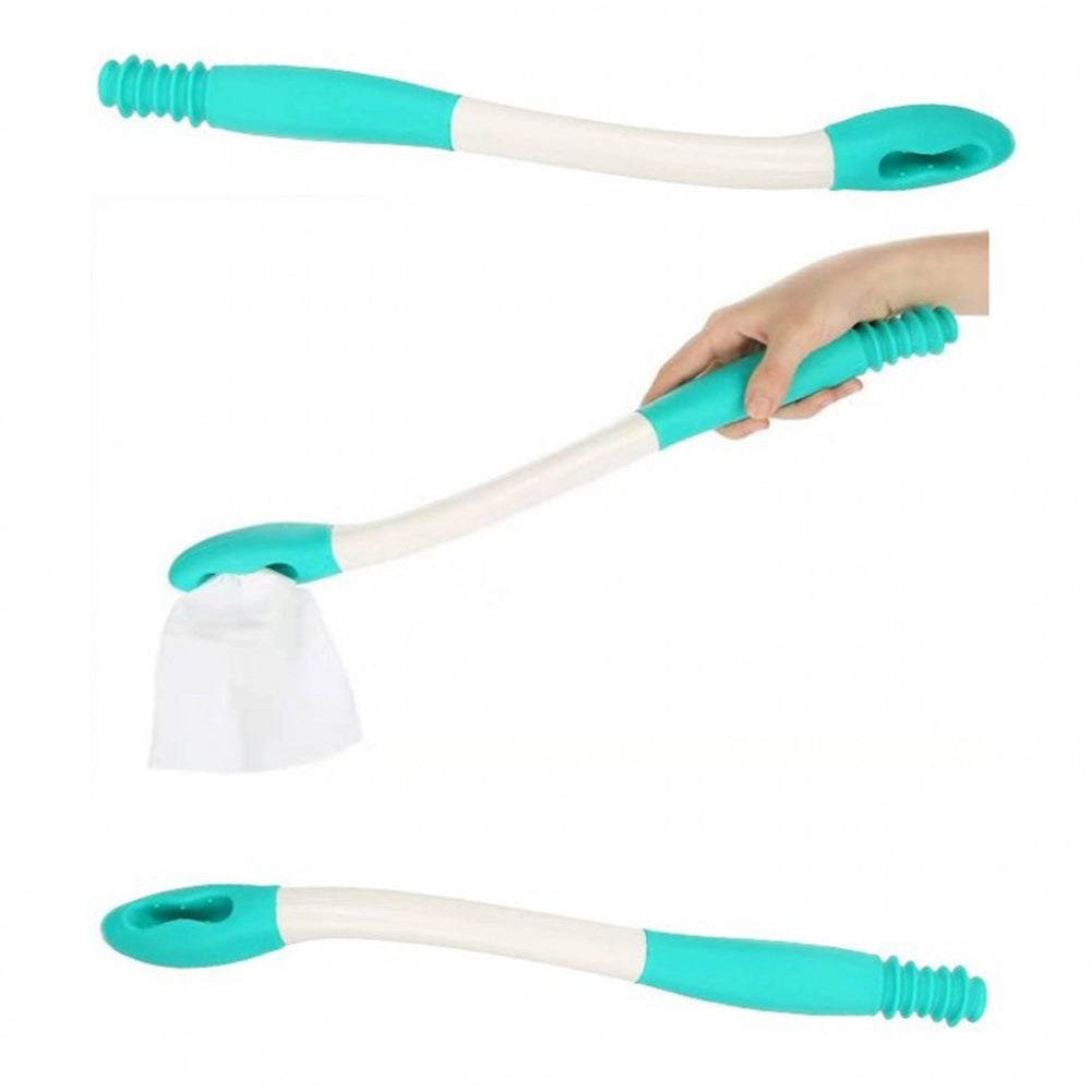 Long Reach Personal Wiping Aid Self-Assist Tissue Holder Wiper for Elderly Disabled Pregnant Women