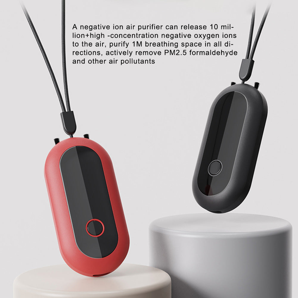 Y108 Portable Negative Ion Air Purifier Neck Hanging Rechargeable Mini Air Purifier