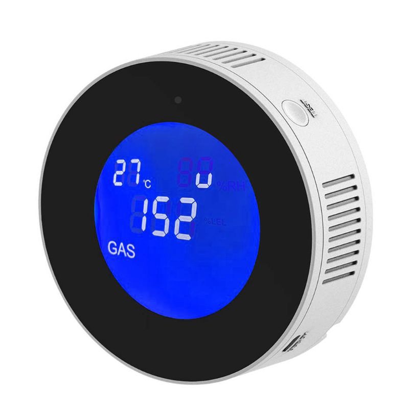 Tuya WiFi Smart APP Control Gas Leak Alarm Sensor CH4 LPG Natural Gas Leakage Detector