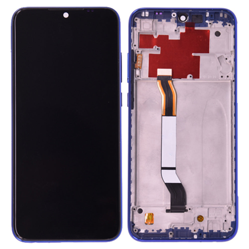 For Xiaomi Redmi Note 8T Grade S OEM LCD Screen and Digitizer Assembly Frame Replacement Part (without Logo) - Blue