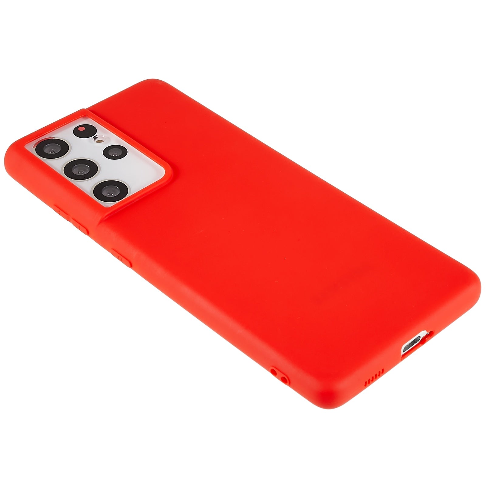 TPU pouzdro na telefon pro Samsung Galaxy S21 Ultra 5G matný ochranný kryt na telefon bez otisků prstů