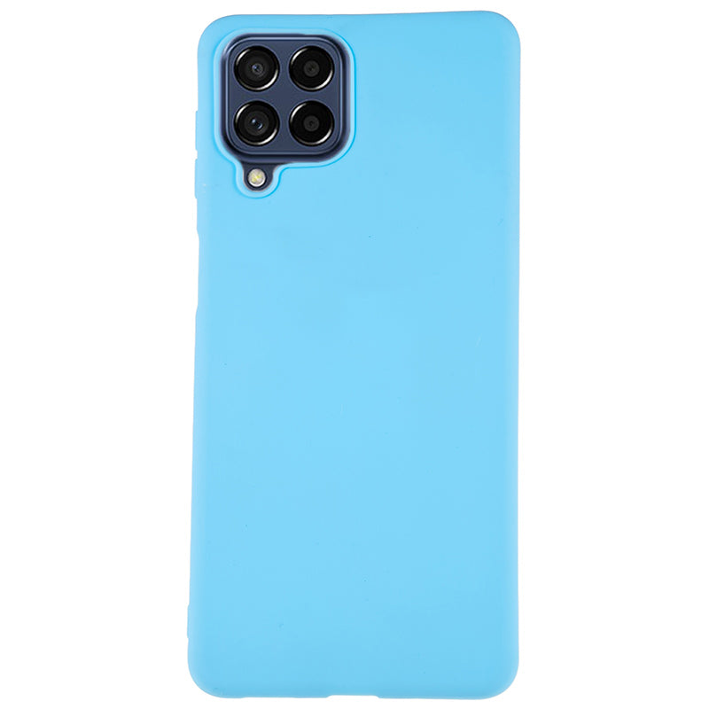 For Samsung Galaxy M53 5G Soft TPU Matte Phone Case Anti-fingerprint Anti-drop Back Cover