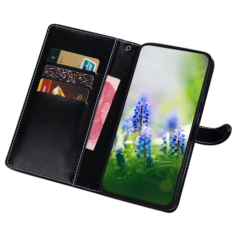 IDEWEI For TCL 40R 5G Crocodile Texture PU Leather Stand Anti-scratch Phone Flip Wallet Case Magnetic Clasp Phone Cover