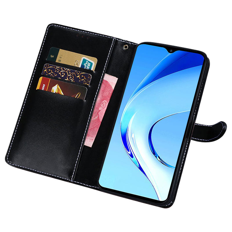 IDEWEI For Ulefone Note 14 Crocodile Texture PU Leather Wallet Case Magnetic Clasp Foldable Stand Cover