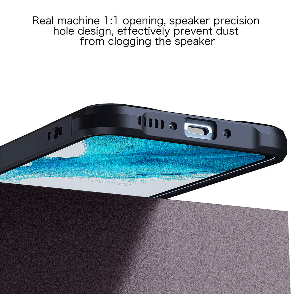 Til Samsung Galaxy A34 5G Anti-ridse Blød TPU akryl telefontaske Letvægts magnetisk telefon bagcover Ring Stativ Indbygget magnetisk metalplade