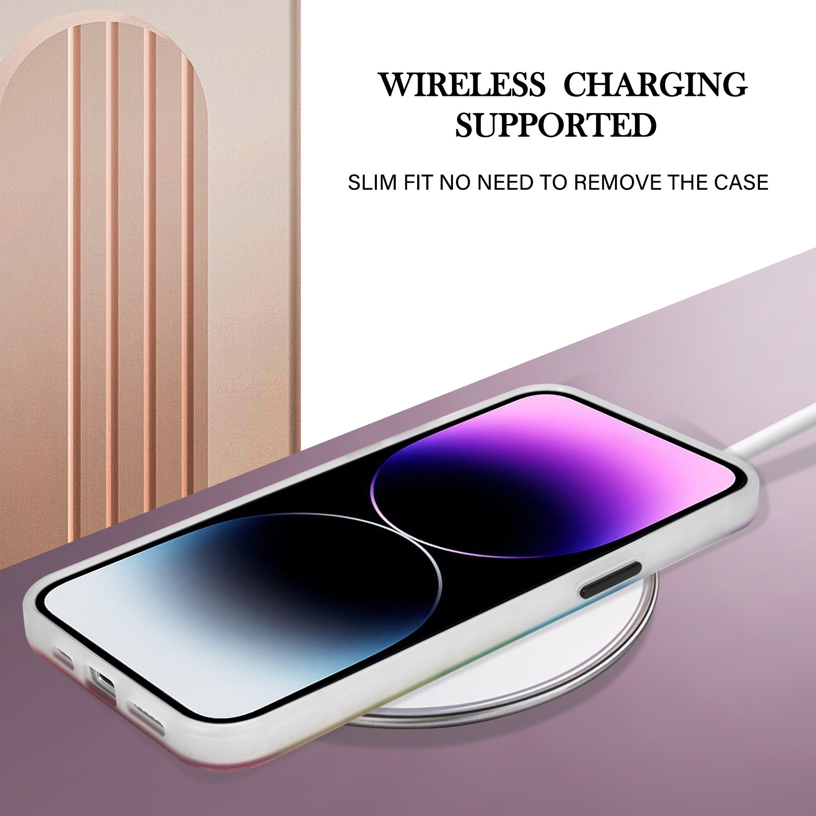 Pro iPhone 13 Pro 6,1palcový IML barevný vzor PC TPU Hybrid Cover Ochranný kryt na mobilní telefon proti poškrábání