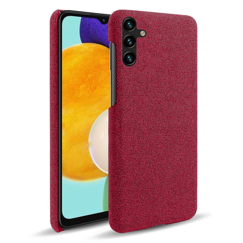 Pro Samsung Galaxy A14 5G pouzdro na smartphone Jednobarevný pevný PC látkový kryt na telefon odolný proti poškrábání