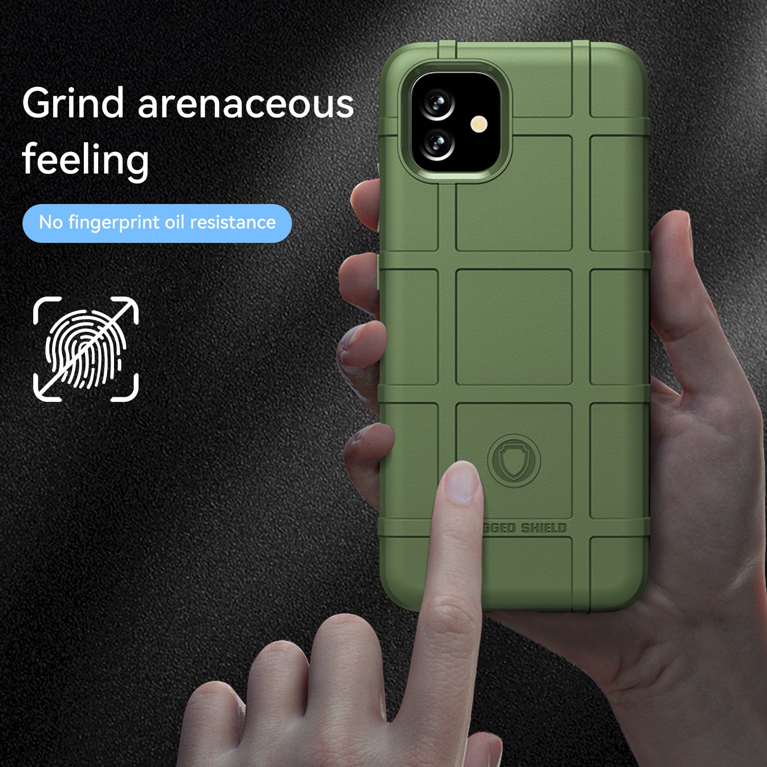 For Samsung Galaxy A04e 4G F04 4G M04 4G Anti-scratch Phone Case Rugged Square Grid Texture Shockproof Soft TPU Back Cover