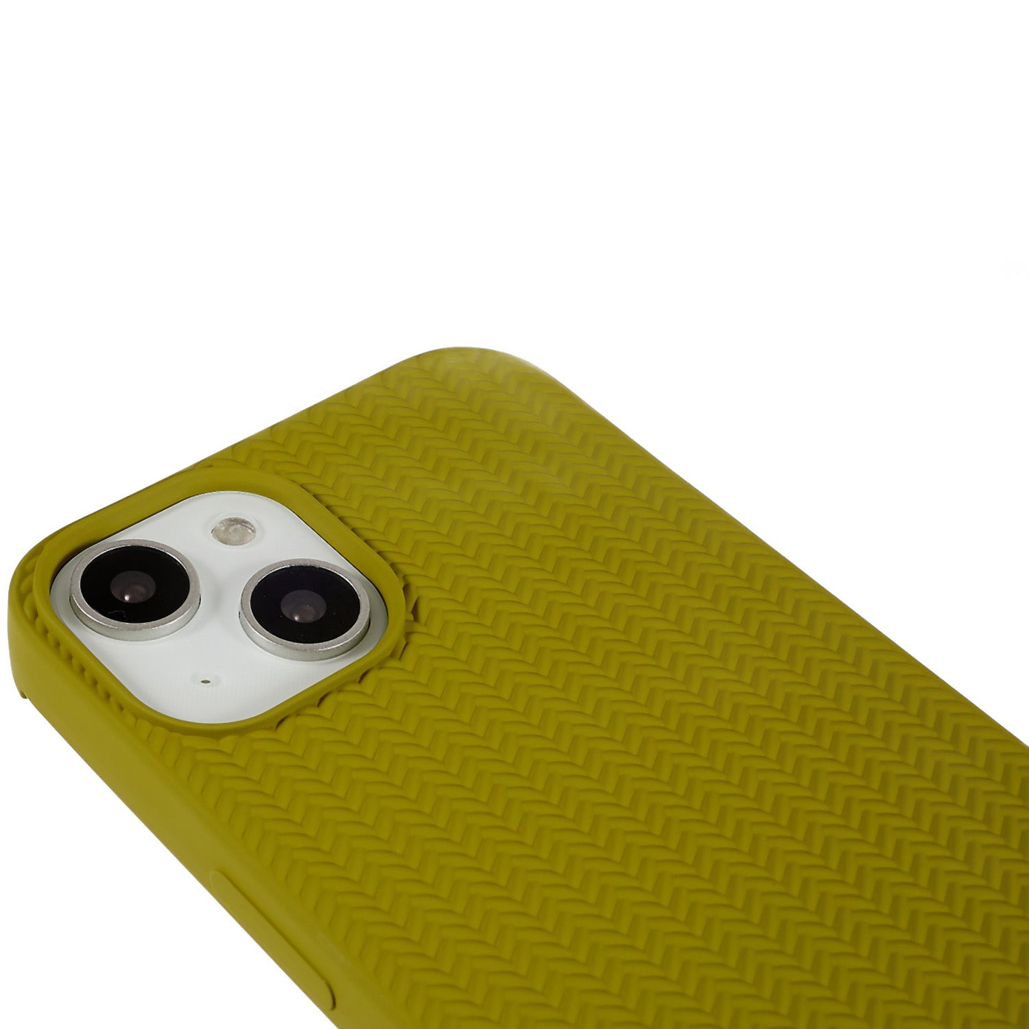 For iPhone 14 Classic Knitted Texture Phone Case Shockproof Anti-Scratch Soft TPU Back Cover