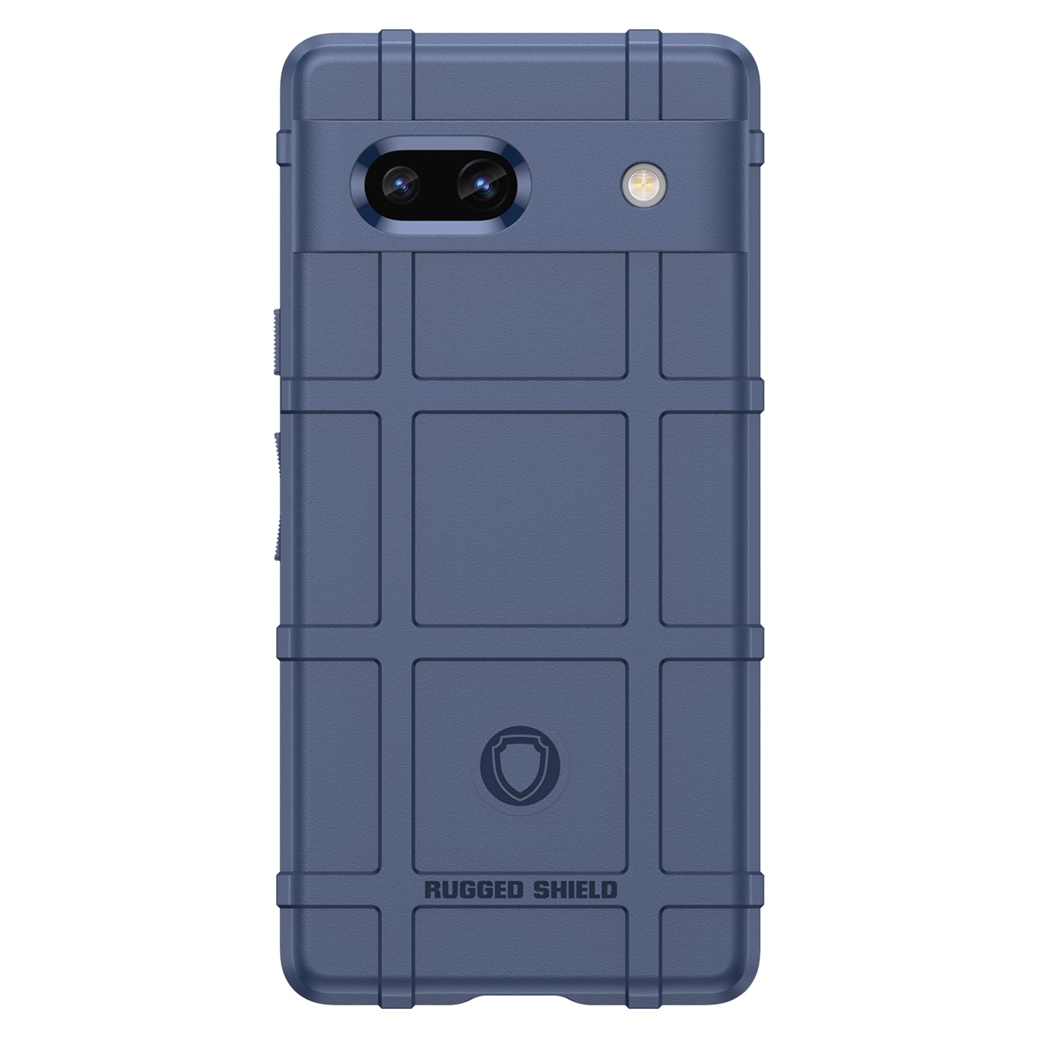 For Google Pixel 7a Phone Case Rugged Square Grid Texture Drop Protection Soft TPU Back Cover