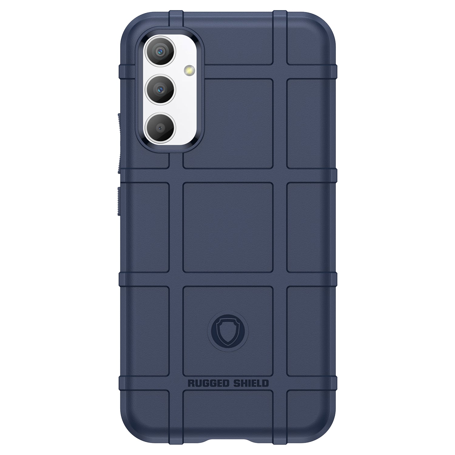 Phone Case for Samsung Galaxy A34 5G Rugged Square Grid Texture Shockproof Soft TPU Back Cover