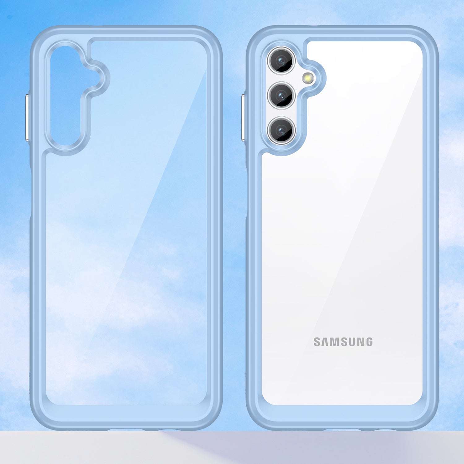 Pro Samsung Galaxy A14 5G pouzdro na telefon TPU odolný proti poškrábání akrylový zadní ochranný kryt