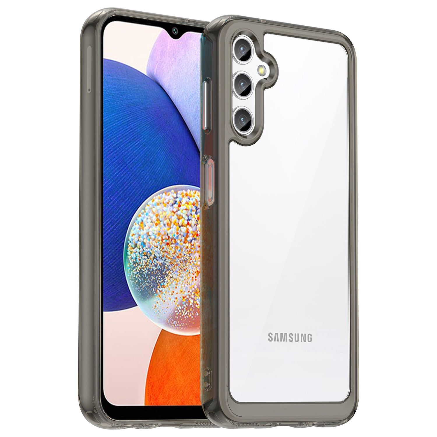Pro Samsung Galaxy A14 5G pouzdro na telefon TPU odolný proti poškrábání akrylový zadní ochranný kryt