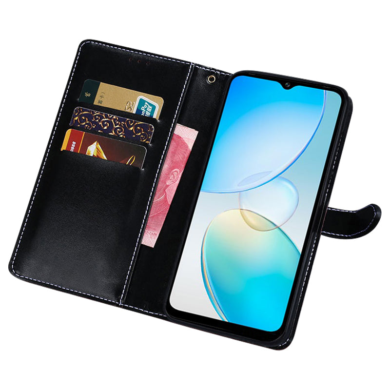 IDEWEI For Infinix Hot 12 Pro 4G Crocodile Texture PU Leather Viewing Stand Phone Flip Wallet Case Magnetic Clasp Phone Cover