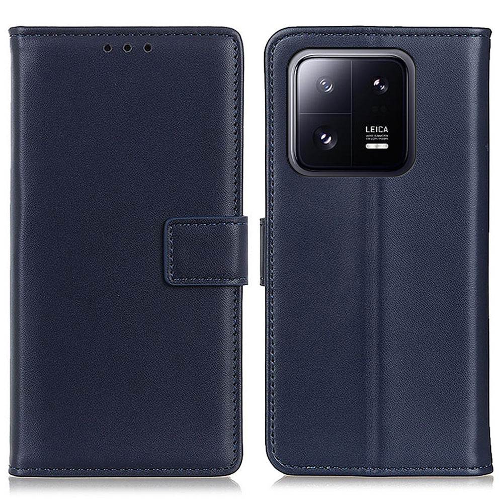 For Xiaomi 13 Pro 5G Hands-free Stand PU Leather Cell Phone Cover Magnetic Clasp Wallet Case