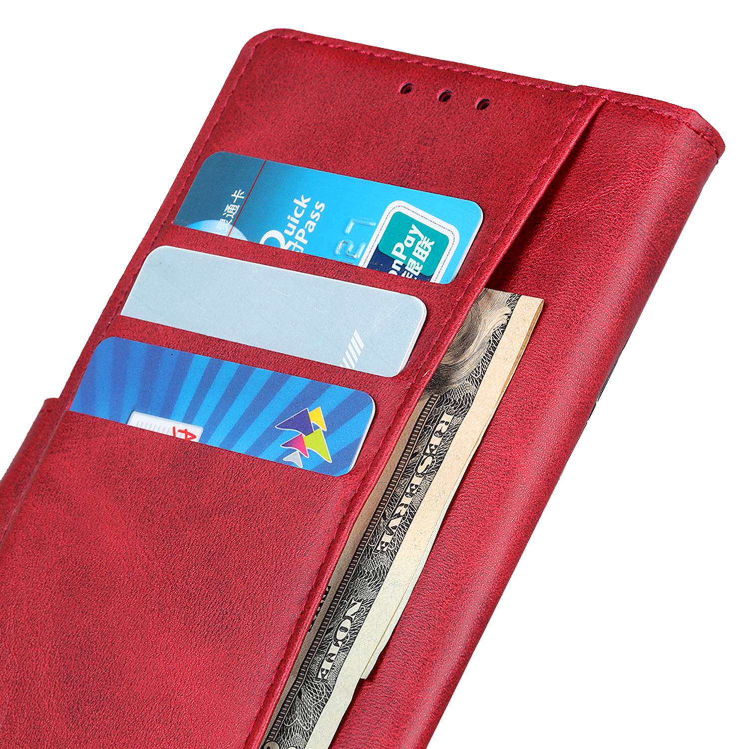 For Xiaomi 13 Pro 5G Full Protection Cowhide Texture Wallet Stand PU Leather Phone Case Magnetic Clasp Phone Cover