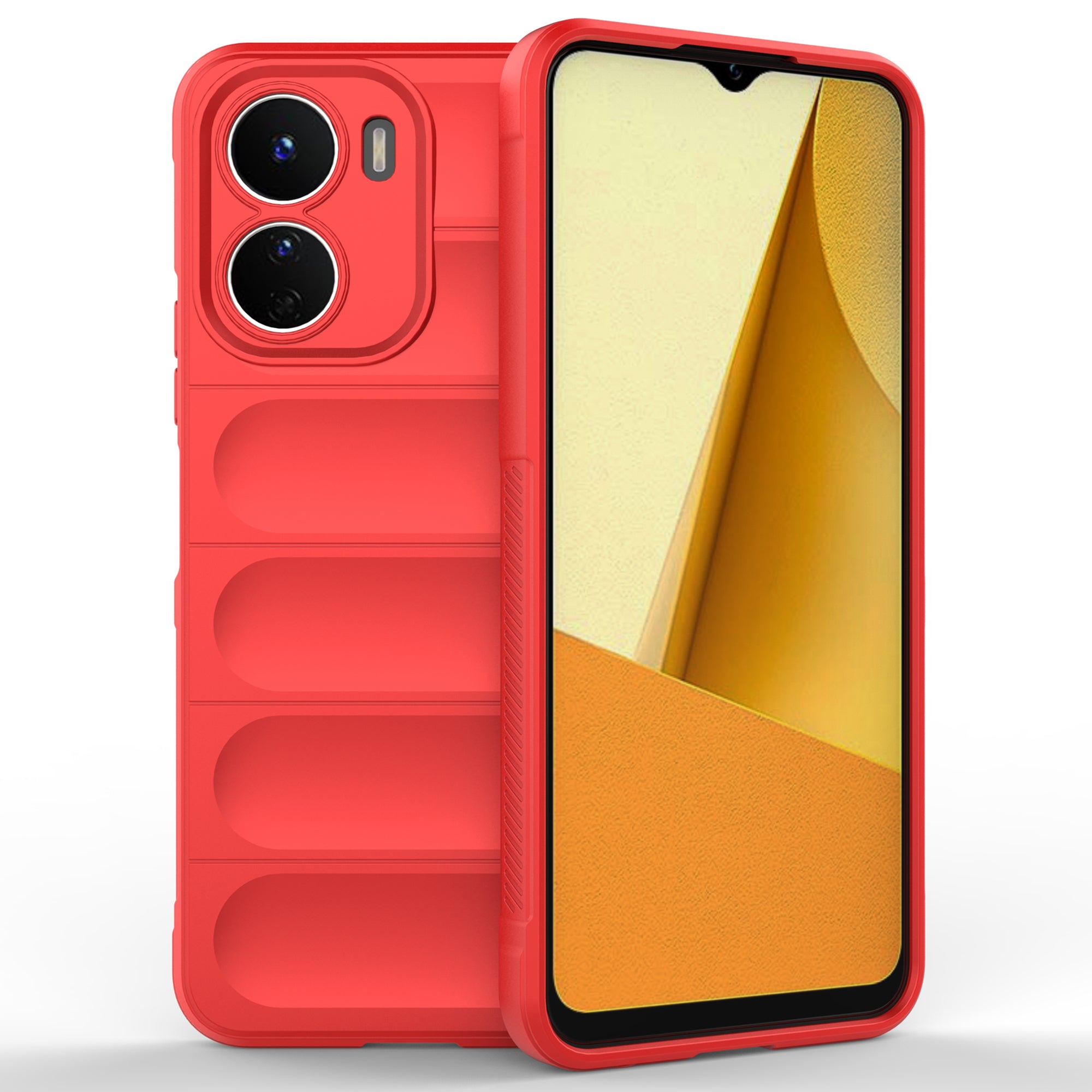 Til vivo Y16 4G kollisionsbestandigt blødt TPU-mobiltelefoncover Skridsikret robust telefoncover
