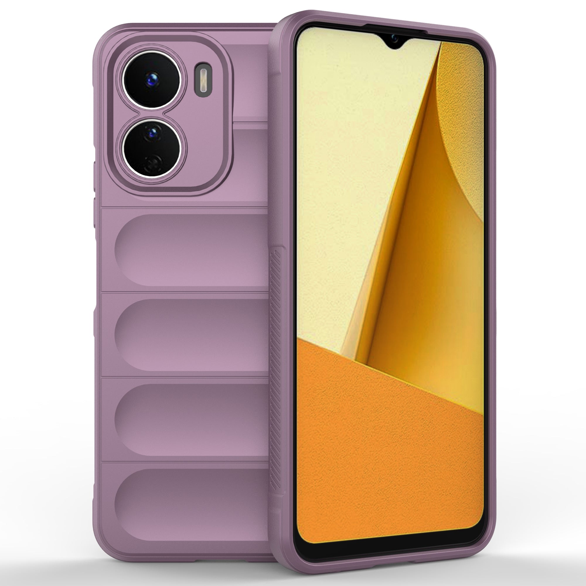 Til vivo Y16 4G kollisionsbestandigt blødt TPU-mobiltelefoncover Skridsikret robust telefoncover