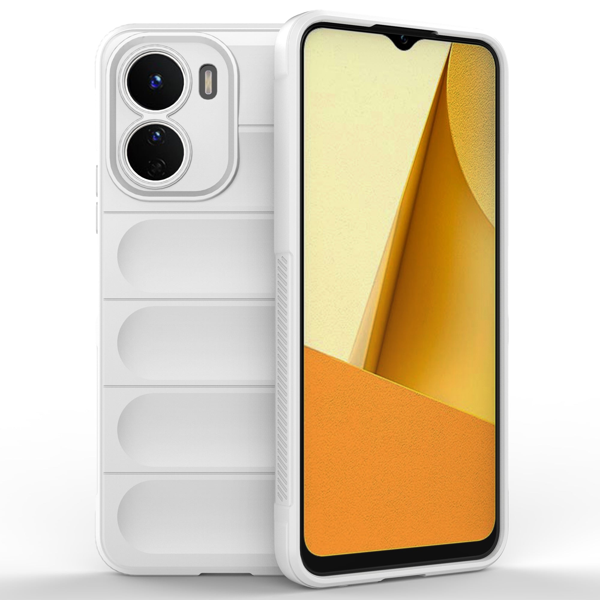 Til vivo Y16 4G kollisionsbestandigt blødt TPU-mobiltelefoncover Skridsikret robust telefoncover